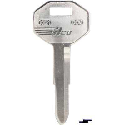 ILCO GM Nickel Plated Automotive Key, DC3 / X121 (10-Pack)